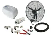 26" Oscillating Misting Fan Kit - Mid Pressure