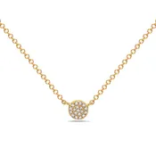 .05 ct Diamond Circle Necklace