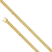 14K Yellow Gold Miami Cuban Hollow Gold Chain