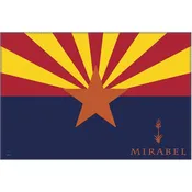 Arizona Flag Wool Throw With Mirabel Logo