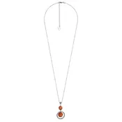 aarikka Iisa Cinnamon / Silver Long Necklace