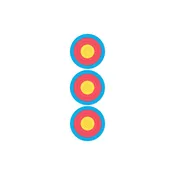 3 Spot 40cm Target Face