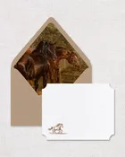 Vintage Equestrian Note Cards - Luxury A6 Heirloom Stationery Set of 10 — InvitoBella