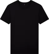Bamboo Jersey T-shirt - Black - 2XL