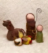 Kit: Needle Felted Nativity Shepherds — Welcome to Esther's Place
