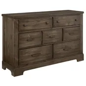 Artisan & Post Cool Rustic 170-002 7 Drawer Dresser - Mink