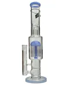 14in Waterpipe Double Chamber With Tree Perc &amp; Honey Comb