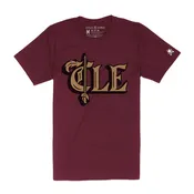 CLE Basketball Old English Sword - Mens/Unisex Crew T-Shirt
