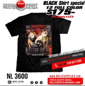 12 black shirt special