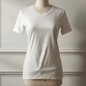 Women's Classic Crew Neck Short Sleeve Cotton T Shirt for Everyday Wear