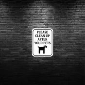 CLEAN UP AFTER YOUR PETS