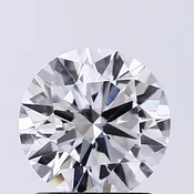 1.26 Carat Round IGI Labgrown Diamond, With Certificate ID LG577384229
