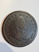 1811 Canadian / British Half Penny Token "Victoria Nobis Est"