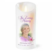 Accent Dancing Wick LED Memorial Candle