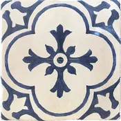 Antiqued French Decorative Tile Collection - French Provincial 19th Century Cuisine de Monet Tile Collection: Garden
