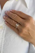 1.52ct Lab Grown Emerald Cut Diamond Engagement Ring — Lewis Jewelers