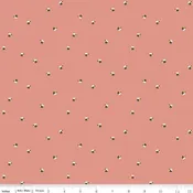 Bees Coral from Daybreak by Fran Gulick for Riley Blake