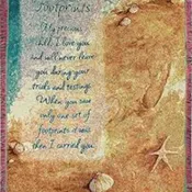 Afghan Throw with Scripture