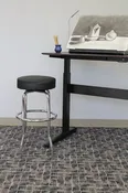 29" Chrome/Black Stool — Kalico
