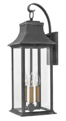 Adair LED Wall Mount in Aged Zinc
