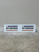 Coroplast Pickleball Barrier
