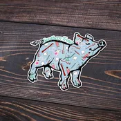 Dental Pig Sticker