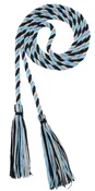 Black, Light Blue &amp;amp; Silver Intertwined Cord