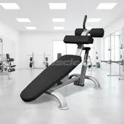 Adjustable Decline Bench by Muscle D Fitness | Commercial Core & Pressing Bench