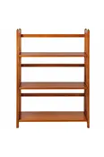 3-Shelf Folding Stackable Bookcase (27.5″ Wide)