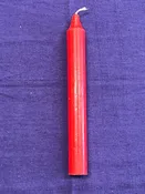 6” Red candle
