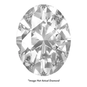 0.91ct Oval Lab Grown Diamond