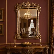 Antique-Inspired Statement Mirror
