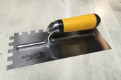11 x 5 Notched Trowel Comfort-Grip Handle .5 x .5 Toothed