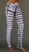 Bengal Tiger Tie Dye Ankle Length Yoga Legging- Rose Quartz