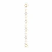 4 Bead Chain with Pearl