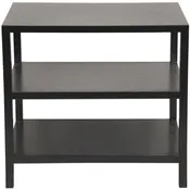 2 Shelf Side Table, White Wash