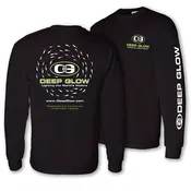 Deep Glow Black Long Sleeve T-Shirt