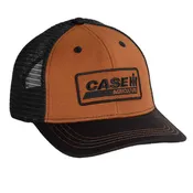 Case IH Logo Duck Canvas Hat with Black Mesh