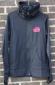 Bearcats Black Sport-Tek Ladies Wick Stretch Full Zip Jacket