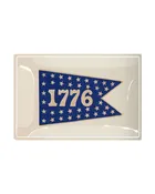 1776 Pennant Glass Tray