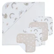 5pc Bath Gift Set - Rainbow Sloth