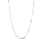0.70 Carat Diamond Station Necklace