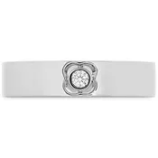 0.06 ctw. Copley Single Diam Band 5mm in 18K White Gold