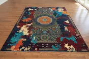 10X13 Mamluk Multicolor Handmade Wool Rug # 14714