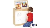 Big Book Display with Markerboard Front and Storage 24in W x 15in D x 28in H