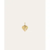 Adina Reyter Groovy Diamond Heart Locket Mini Charm