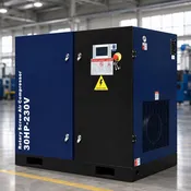 123CFM Rotary Screw Air Compressor, 30HP, 125PSI, 230V 3PHASE 60HZ
