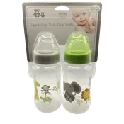 2-pack 11 oz. Wide-Neck Bottles