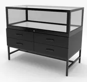 4FT HALF EXTRA VISION DELUXE SHOWCASE