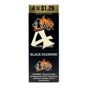 4 King - Black Diamond - 4 For $1.29 - 15Ct